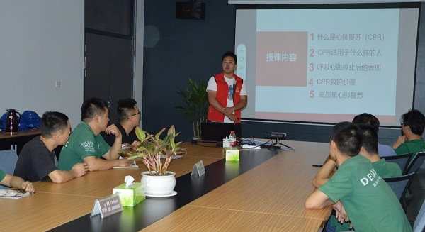 炎炎酷暑，紅十字救護(hù)培訓(xùn)走進(jìn)企業(yè)